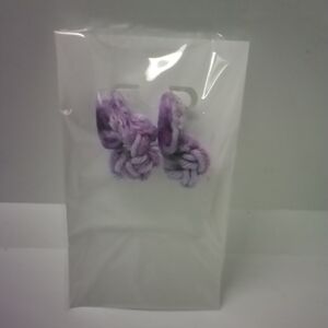 Lorena Espinoza Design Purple Earrings